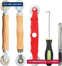 Screen Repair Kit Window Screen Replacement Kit with Spline Roller Tool, Splin