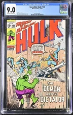 Incredible Hulk #133 Václav RAXON Dictator Morvania 1970 3rd Jim Wilson CGC 9.0