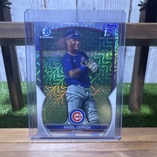 Angel Cepeda 2023 Bowman Chrome 1st Mojo Refractor #BCP-205 - Cubs