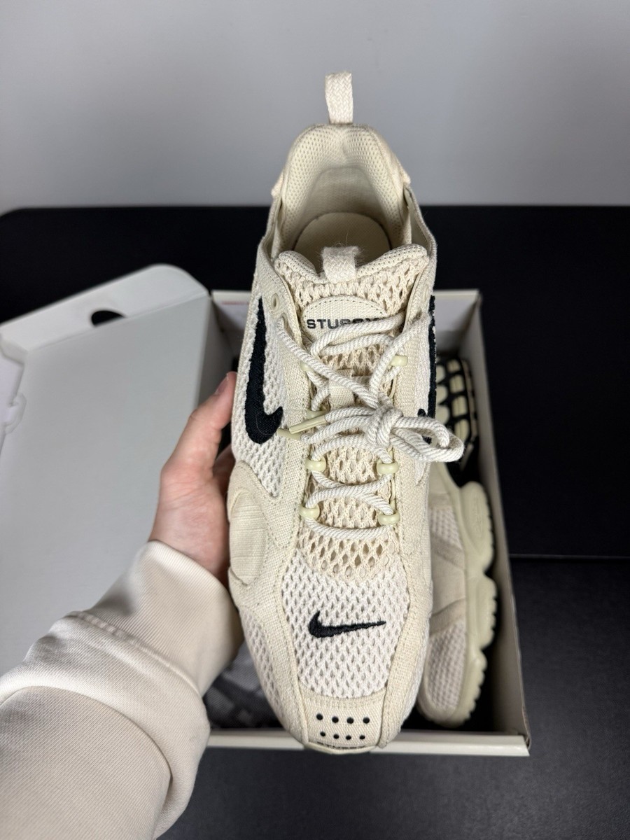 Size 11.5 - Stussy x Nike Air Zoom Spiridon Caged 2 Fossil