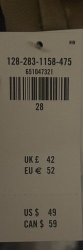 Men’s Abercrombie & Fitch Men’s Khaki Shorts Size 28 7" New With Tags Condition - Picture 5 of 6
