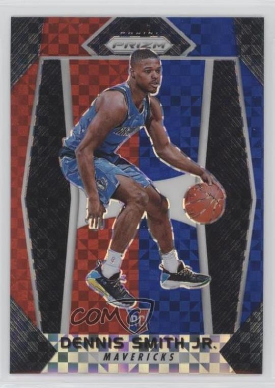2017-18 Panini Prizm Red White & Blue Prizm Dennis Smith Jr #99 fz4