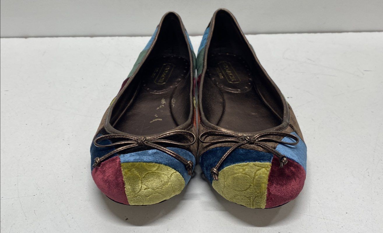 Coach Multicolor Patchwork Ballet Flat Flats Wome… - image 2