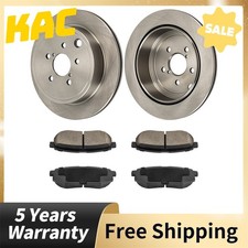 Rear Brake Rotors Ceramic Pad For Subaru Legacy Outback BRZ Scion FR-S Toyota 86