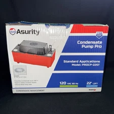 DiversiTech Asurity™ PROCP-22S Condensate Pump, 22ft. Lift, 120V -READ DESC