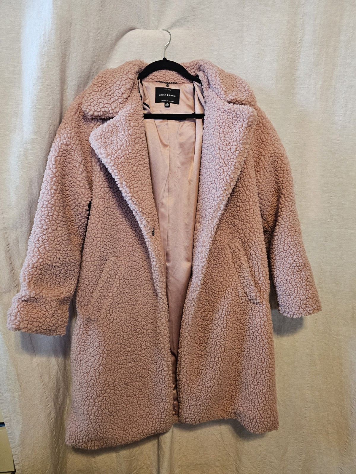 Lucky Brand Pink Blush Coat Size L