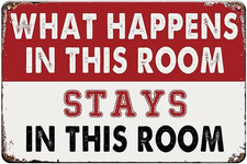 Funny Metal Man Cave Garage Signs - Vintage Tin Signs for Home Bar, Basement, Do