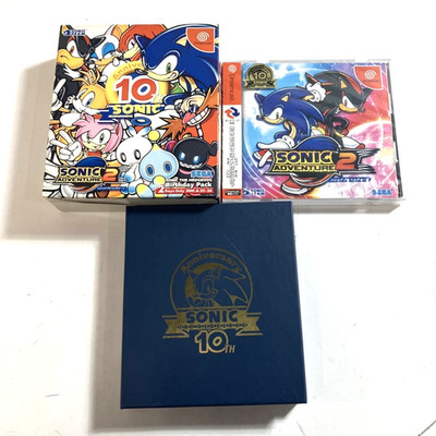Sonic Adventure 2 10th Anniversary Birthday Pack Dreamcast Japan Limited Edition