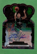 2023-24 Panini Crown Royale Euroleague Rimantas Kaukenas 51 Auto RED CRYSTAL /99
