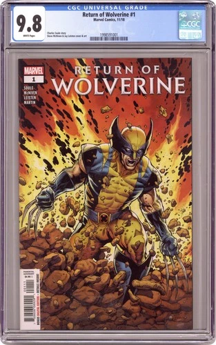Return of Wolverine 1A McNiven Current CGC 9.8 2018 1998591001
