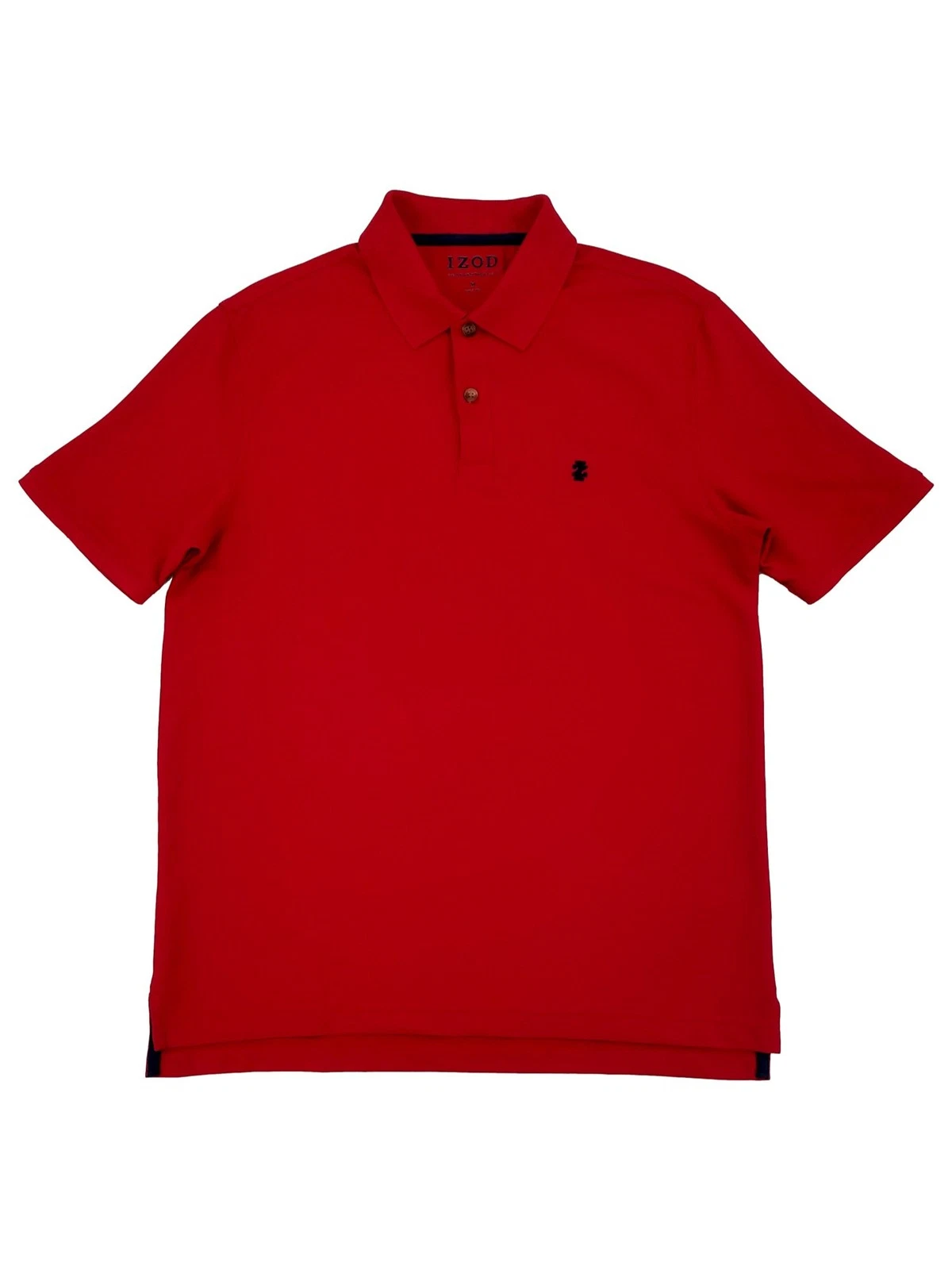 IZOD Advantage Mens Medium Red Natural Stretch Short Sleeve Polo T-Shirt M