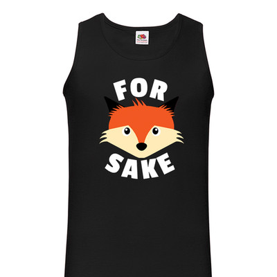 Herren For Fox Sake Weste   Unisex Fitted Vest