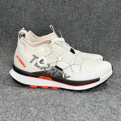 Adidas Terrex Agravic Pro Trail Running Shoes Men Size 11 White Athletic Run BOA