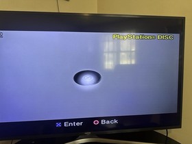 Sony PlayStation 2 PS2 Fat SCPH-39001/N w/  Cords & Network Adapter. Tested!