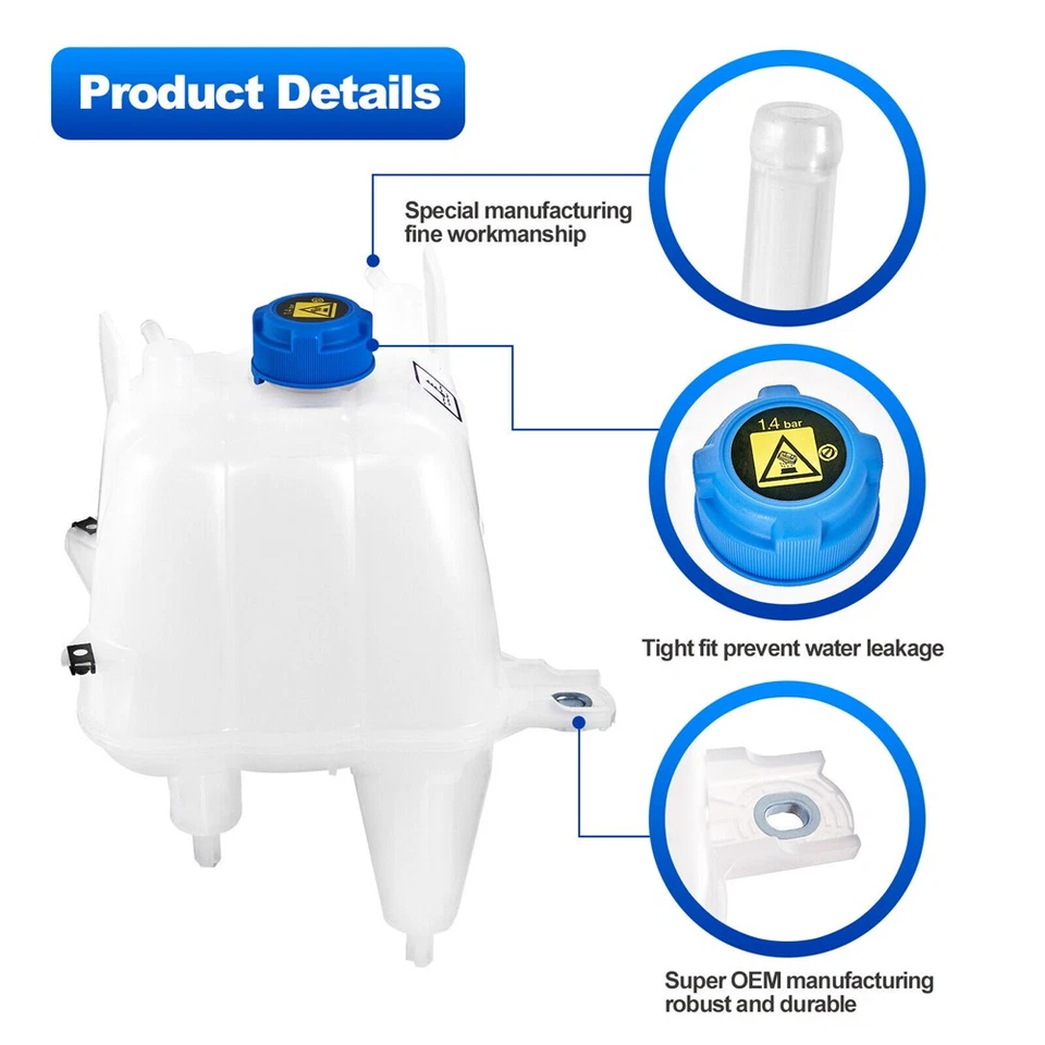 Coolant Reservoir For 2014-2021 Dodge Ram ProMaster 1500 2500 3500 52014880AA - Image 4 of 4