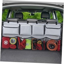 Car Backseat Hanging Trunk Organizer Extra-Long, 30 More XXL-43.3x18.9in Grey