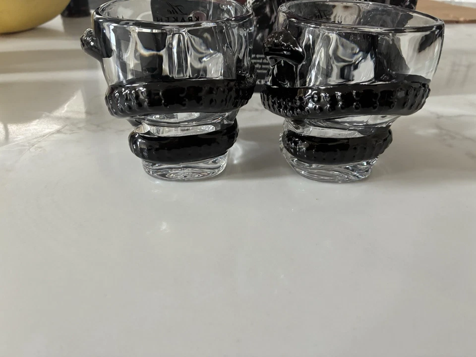 Kraken Rum  2025 Limited Ed “SKULL GLASSES  SET OF 2 - Image 4 of 4