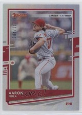 2020 Panini Donruss Career Stat Line 94/117 Aaron Nola #126 0c57