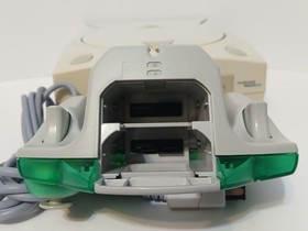 Sega Dreamcast HKT-3020 Home System + Clear Green Ctrl, Tremor Pak, Game & Cords