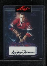2021 Leaf Art of Hockey a Champion Purple 2/4 Dickie Moore #AC-DM1 Auto HOF 11jd