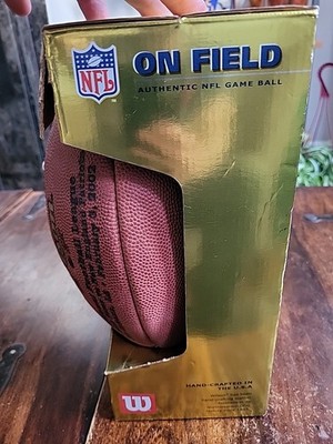 NEW Wilson NFL Super Bowl XXXVII Leather Game Ball Brady Rams