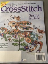 NEW JUST CROSS STITCH MAGAZINE 36 BEAUTIFUL PATTERNS APRIL 2018
