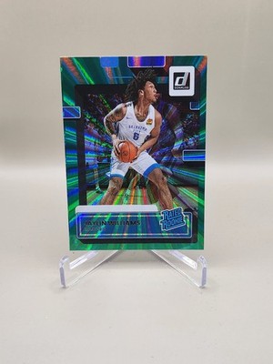 2022-23 Panini Donruss Optic-Rated Rookie Green Laser Jaylin Williams Thunder