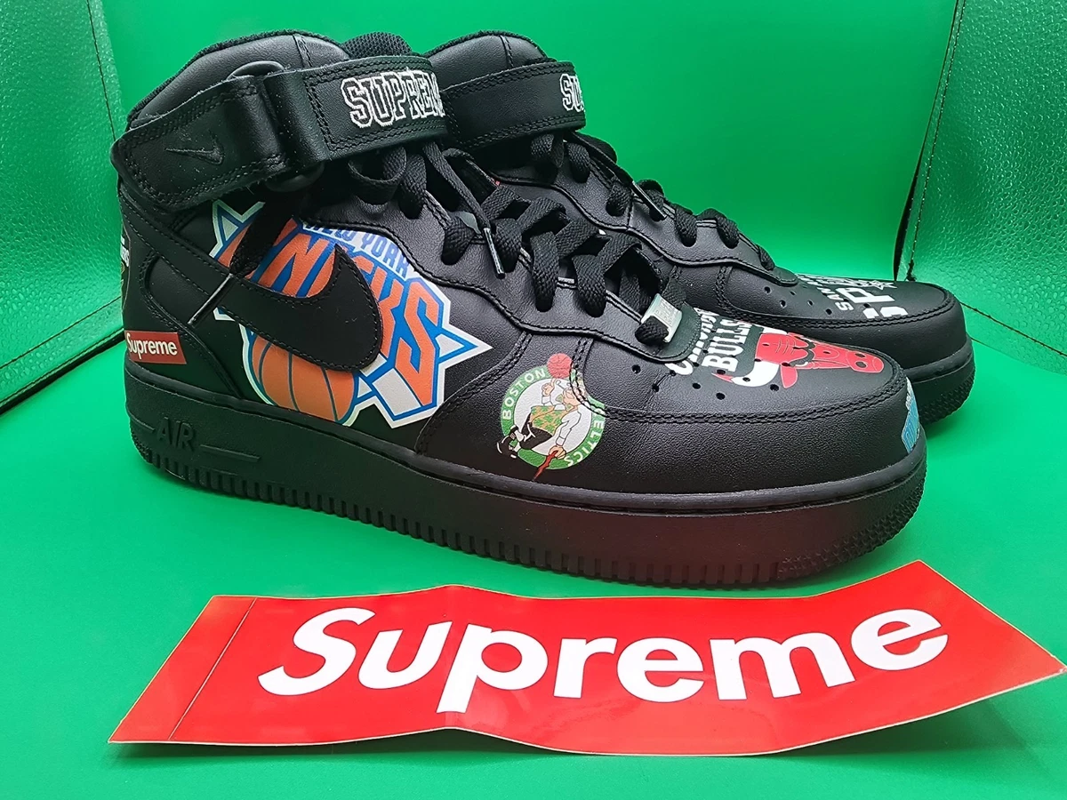 Nike Supreme x NBA x Air Force 1 07 Mid White for Sale