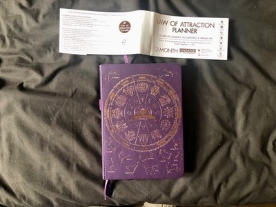 Law of Attraction Life & Goal Planner Journal Freedom Mastery Unused