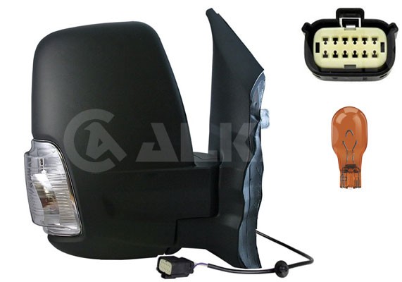 Alkar AußEnspiegel Rechts Elektrisch FüR Ford Transit Kasten FCD FDD FED FFD-image