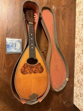 Antique The Washburn Round Back Mandolin Circa 1922   Please Read