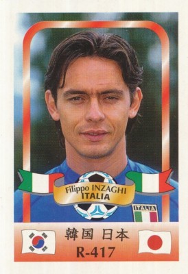417 FILIPPO INZAGHI # ITALIEN ITALIEN KARTE WM 2002 REYAUCA