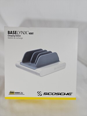 Scosche BaseLynx Vert Modular Charging Station Kit BLMDWT-AP White Phone Tablet