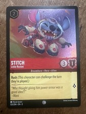 Disney Lorcana: Into The Inklands - Stitch - Little Rocket 125/204 COLD FOIL