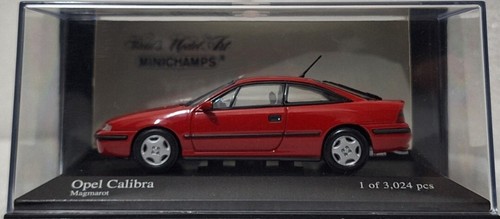 Opel Calibra 2.0i 1990 Red 1:43 Minichamps 400045720 EXTREMELY RARE!! (3) - Picture 16 of 17