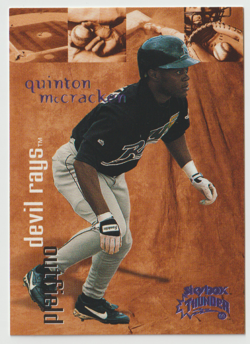 1999 SkyBox Thunder Rant #178 Quinton McCracken - Tampa Bay Devil Rays