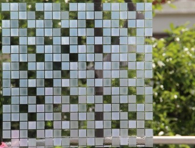 Statische Fensterfolie JOY static Dekorfolie - Blocks - 45x150cm Glasdekorfolie