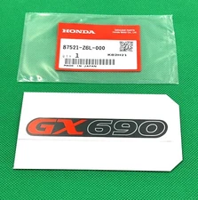 Genuine Honda Label Decal Emblem 87521-Z6L-000 OEM GX690 OEM NEW
