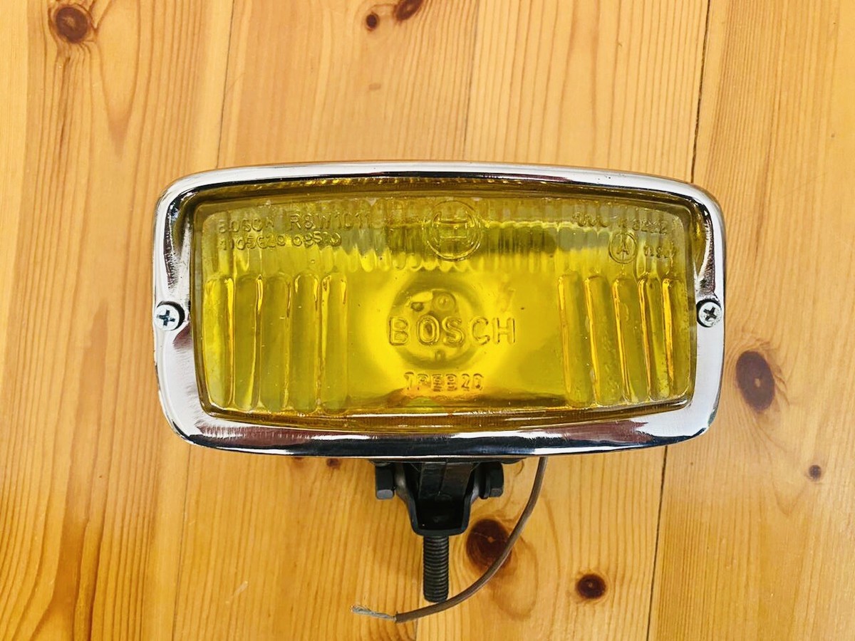 BOSCH Fog Lights Yellow Glass 1968 Years Universal For Mercedes