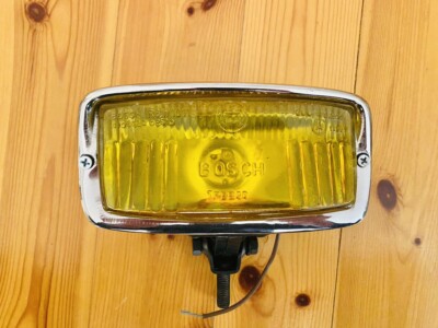 BOSCH Fog Lights Yellow Glass 1968 Years Universal For Mercedes Porshe Old-Timer