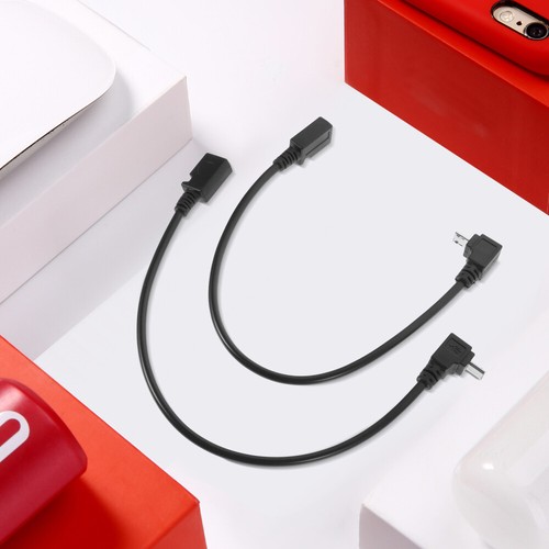 2 Pcs USB Adapter Cable Multifunctional Charging Right Angle Mini - 第 1/12 張圖片