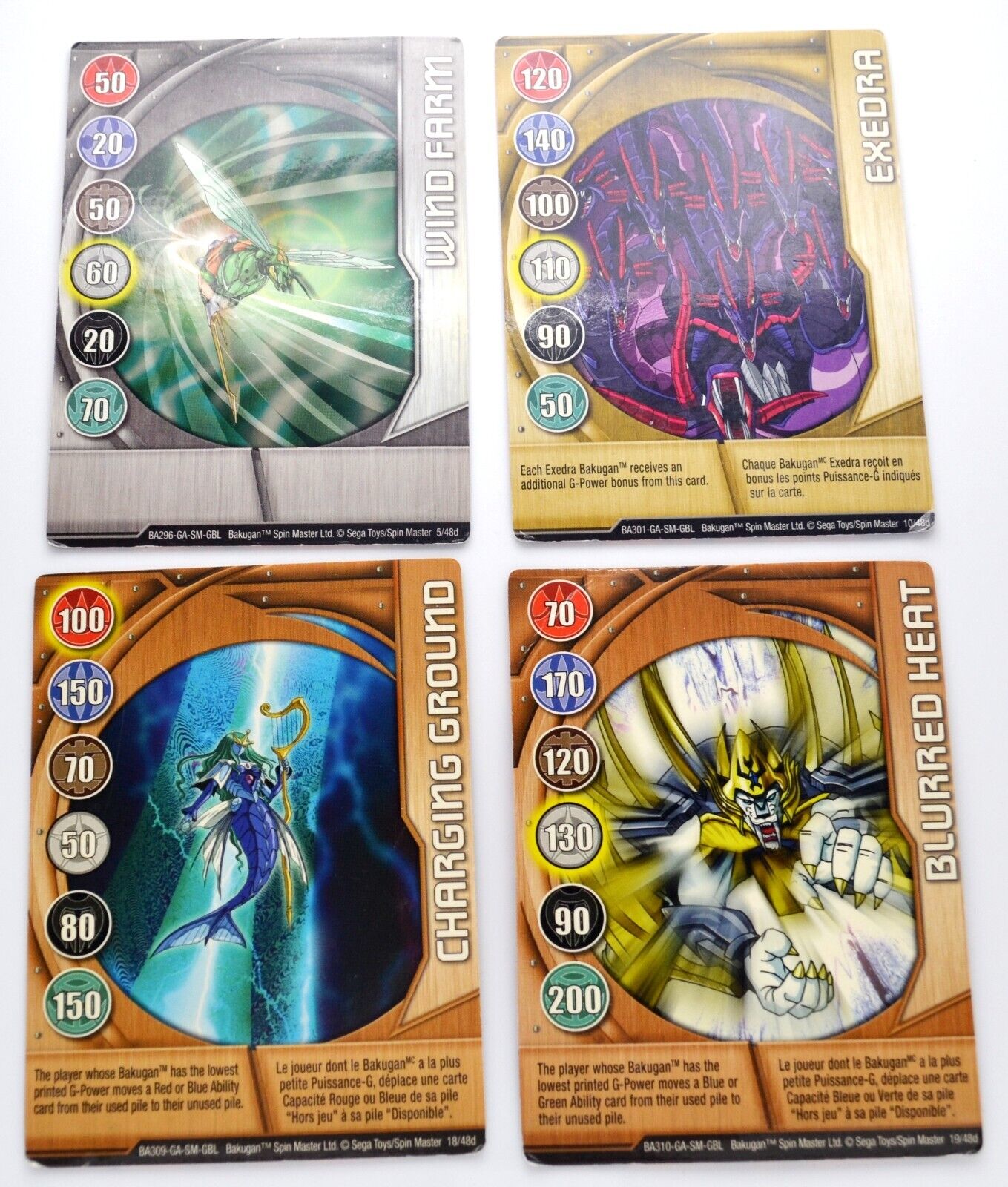 2008 Bakugan Battle Brawlers Series 1-48d Gate & Ability Cards - Your Choice