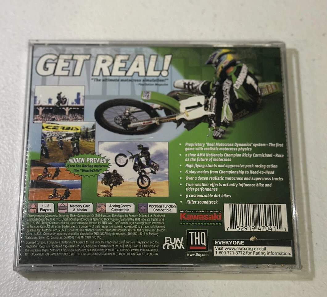 Championship motocross ps1 deals