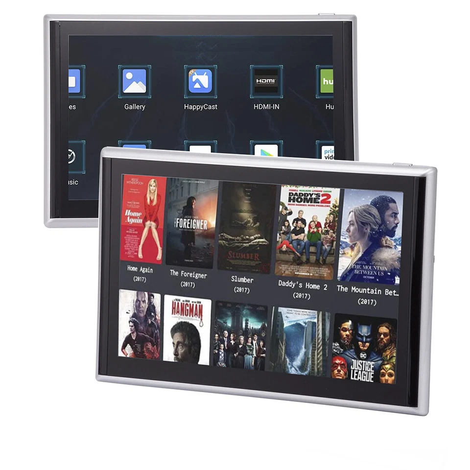 9"" Android 9.0 Reposacabezas Monitor Reproductor de Video para Coche TV Pantalla Táctil WiFi//USB Foto 3 de 4