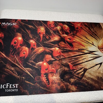 Seb McKinnon MTG Playmat *Bedevil* Magicfest Toronto 2019 Ultra