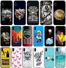 CUSTODIA COVER MORBIDA IN TPU SILICONE PER APPLE IPHONE X FANTASIA X