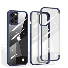 360 Full Body Front+Back Tempered Glass Luxury Case For Iphone 12/12 Pro 12 mini