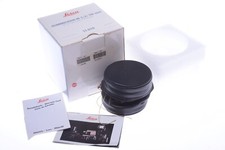   LEICA M NO LENS LEITZ SUMMICRON-M 50MM 11819 EMPTY BOX, LEATHER POUCH ONLY 