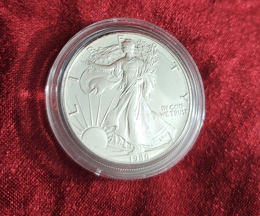 1986 1 oz PROOF Silver American Eagle eBay