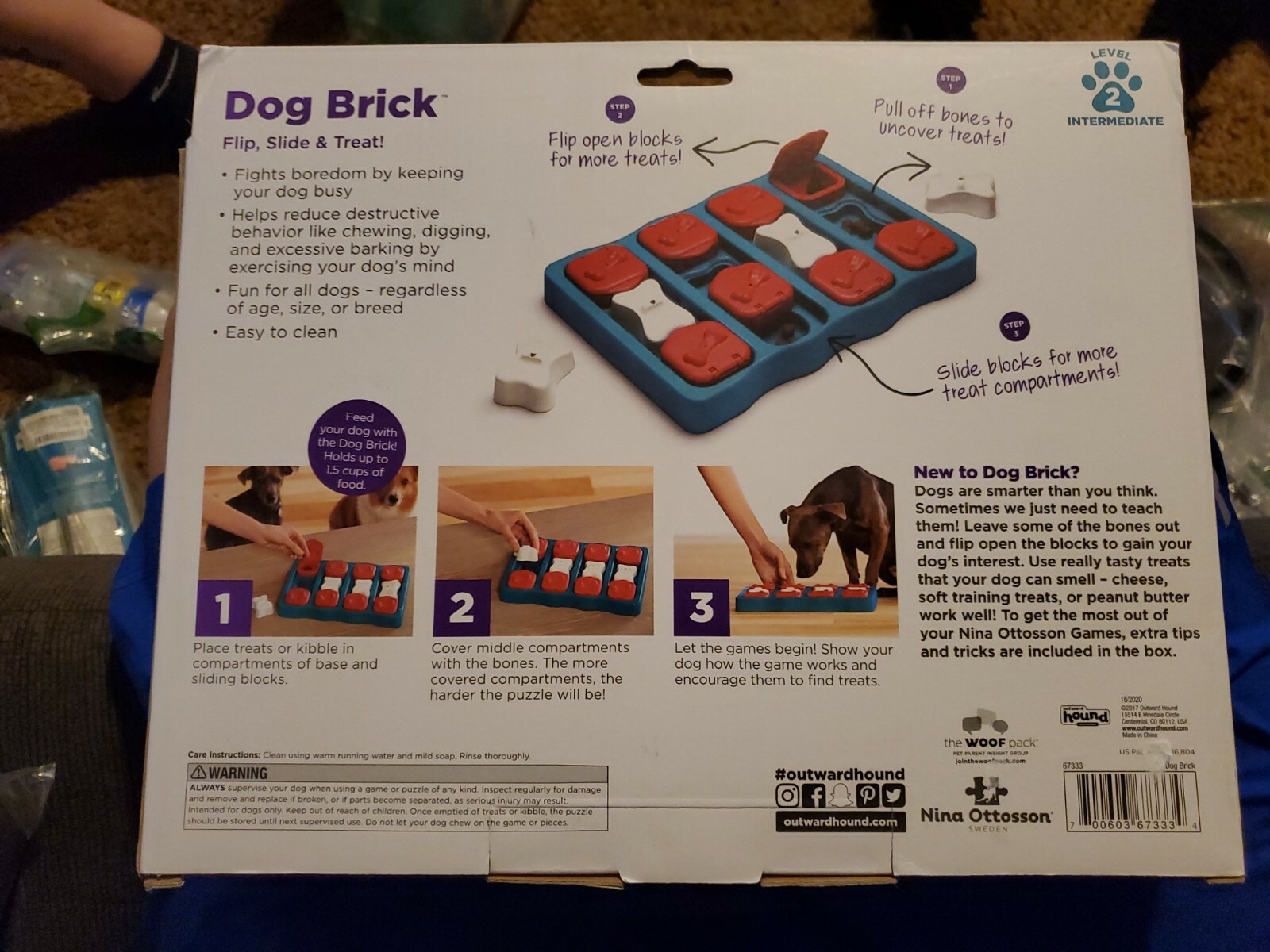 dog brick puzzle